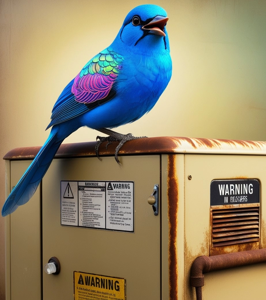 🛠️ Les oiseaux, de bons voisins, mais pas dans une armoire électrique ! 🐦